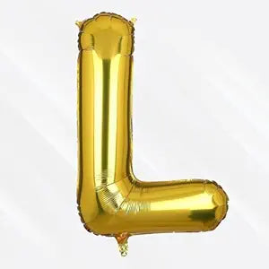 Alphabet Foil balloon | Letters A-Z and Numbers 0-9 in 16 inch | Alphabet foil balloon letters | Golden foil Balloons for Birthday, Other Kind of Parties, Celebrations and Decorations.
