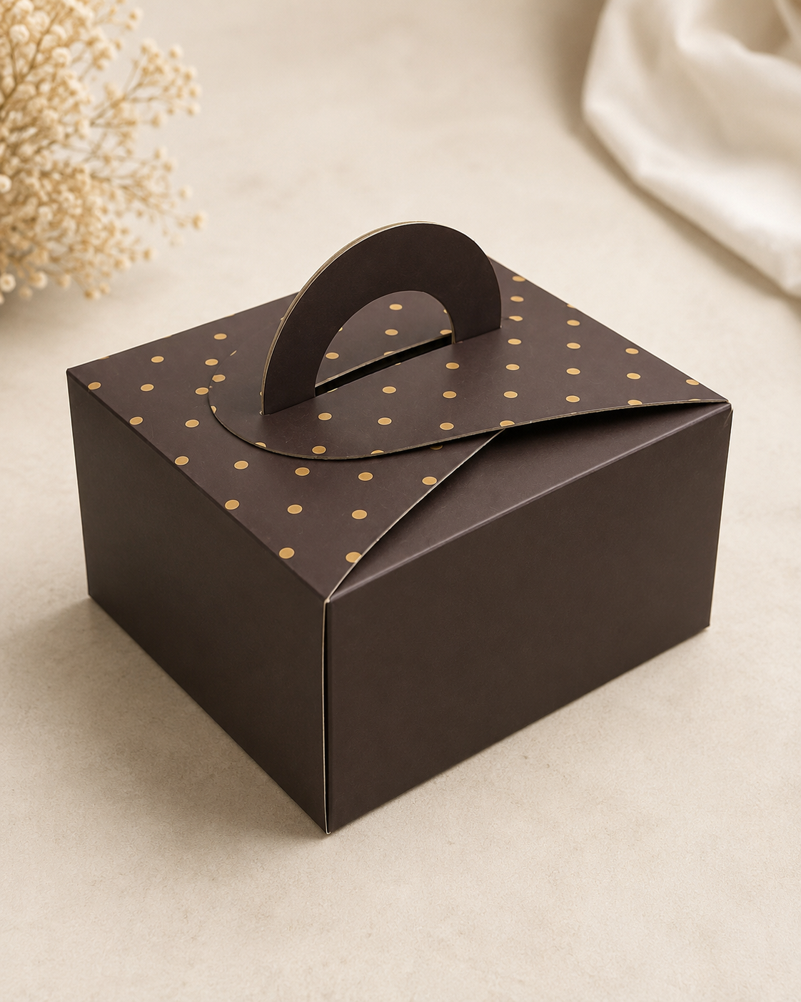 Premium Gift Hamper Box with Handle | Elegant Chocolate & Gift Packaging Box | Reusable Gift Box for All Occasions