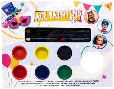 Face Painting Kit | Kids Face and Body Paint Kit | Non-Toxic | Tattoo for Parties, Face paint, Halloween Makeup