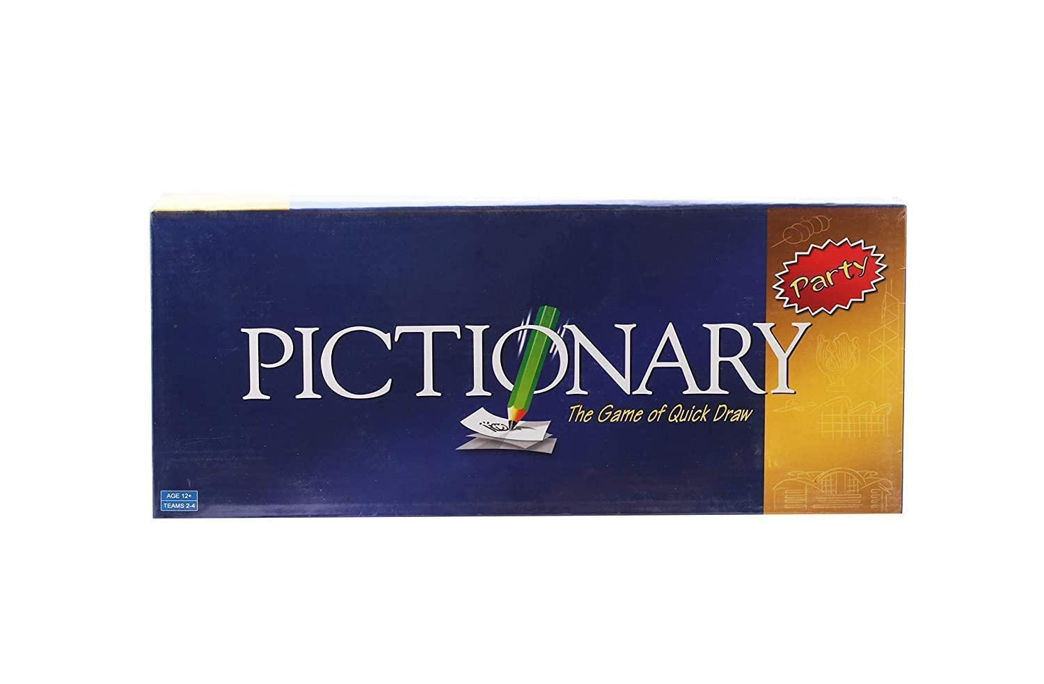 Pictionary Board Game for Kids and Adults | Game Of Quick Draw for kid and adult | Quick Draw Sketches | Crazy Guesses | All Ages Card Board Game |Family Game Night