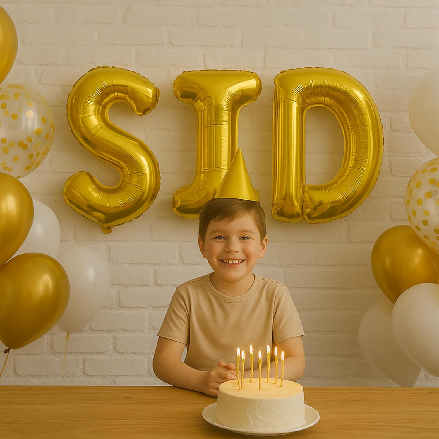 Alphabet Foil balloon | Letters A-Z and Numbers 0-9 in 16 inch | Alphabet foil balloon letters | Golden foil Balloons for Birthday, Other Kind of Parties, Celebrations and Decorations.