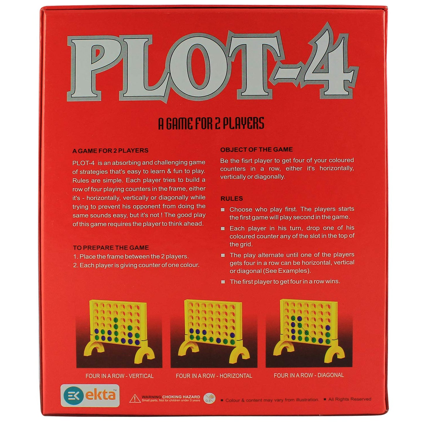 Plot-4 Board Game |Disc Dropping Game for Kids | Strategy Game
