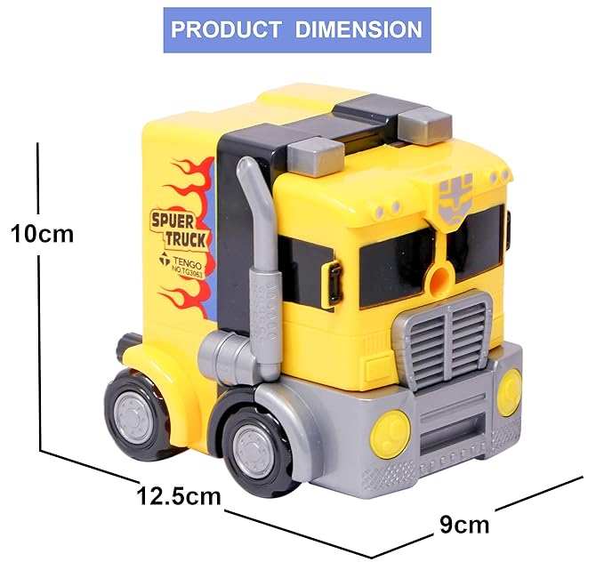 Truck Shape | Pencil Sharpener | Cute Design | Super Point Manual Pencil Sharpener for School | Stationary and Gift for Kids