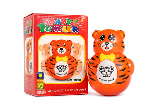 Tiger Rolly Polly Movable Toy for Kids| Tiger Roly Poly Tumbler