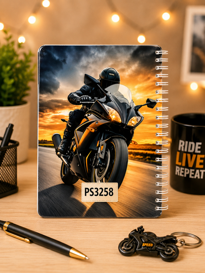 Vehicles Theme Slim Notebook | Kids Diary | Premium Journal for School, Drawing & Writing
