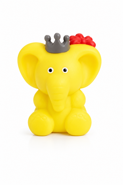 Baby Elephant Shape Toy ChuChu Sound with BPA Free NonToxic for Kids | Set of 1