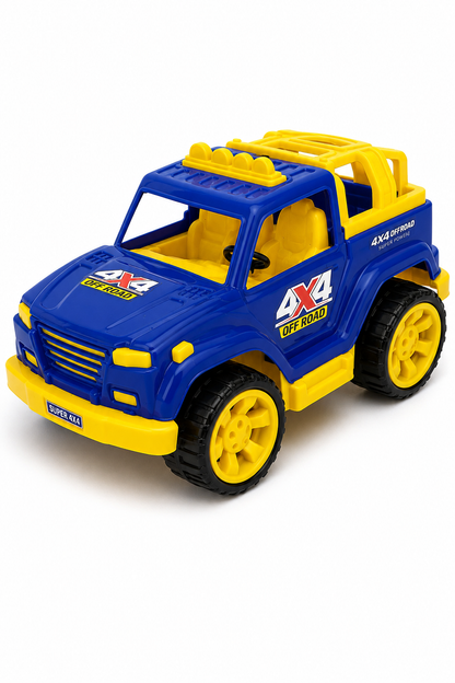 Toy Car for Kids | 4X4 Off Road SUV Jeep | Friction Powered | Plastic Car Toy