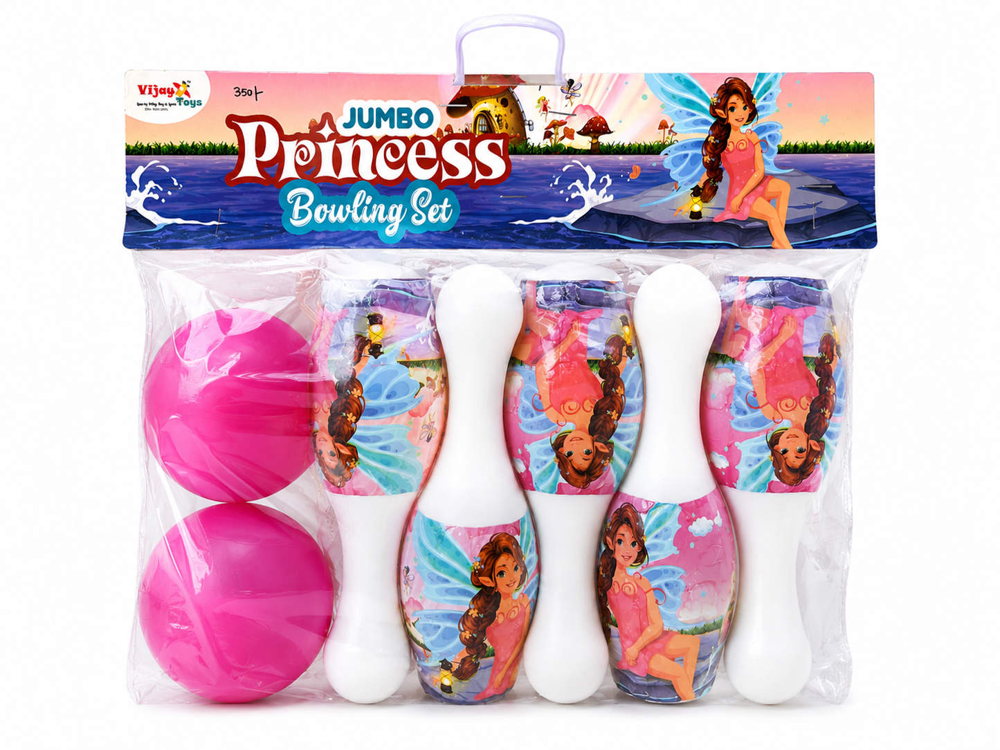 Bowling Toy Set for Kids 3+ Years | Indoor Outdoor Bowling Game with 6 Pins & Ball | Sports Toy for Boys & Girls | BIS Certified Safe
