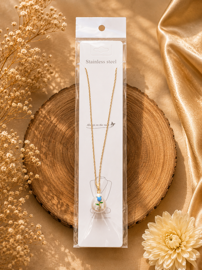 Premium Stainless Steel Pendant Necklace for Women | Gold Plated Fashion Jewellry | Elegant Stainless Steel Necklace |Everyday Wear Jewellery
