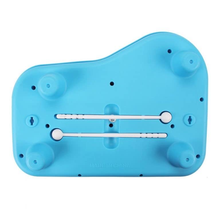 2 in 1 | Small Xylophone and Piano Toy for Kids | Colourful Keys and Drum Sticks | Musical Instrument Toy | Baby and Toddlers | Blue