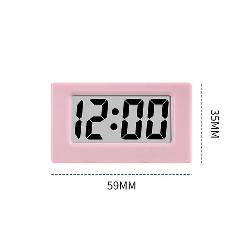 Mini Digital Clock | Portable | Cute Electronic for Car Dashboard | Student |Desktop Clock Home Office Bedroom Decor