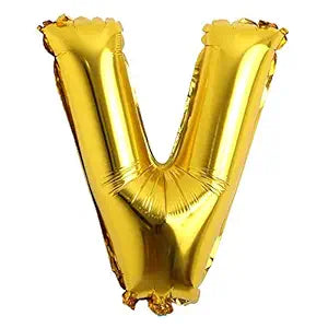 Alphabet Foil balloon | Letters A-Z and Numbers 0-9 in 16 inch | Alphabet foil balloon letters | Golden foil Balloons for Birthday, Other Kind of Parties, Celebrations and Decorations.