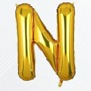 Alphabet Foil balloon | Letters A-Z and Numbers 0-9 in 16 inch | Alphabet foil balloon letters | Golden foil Balloons for Birthday, Other Kind of Parties, Celebrations and Decorations.