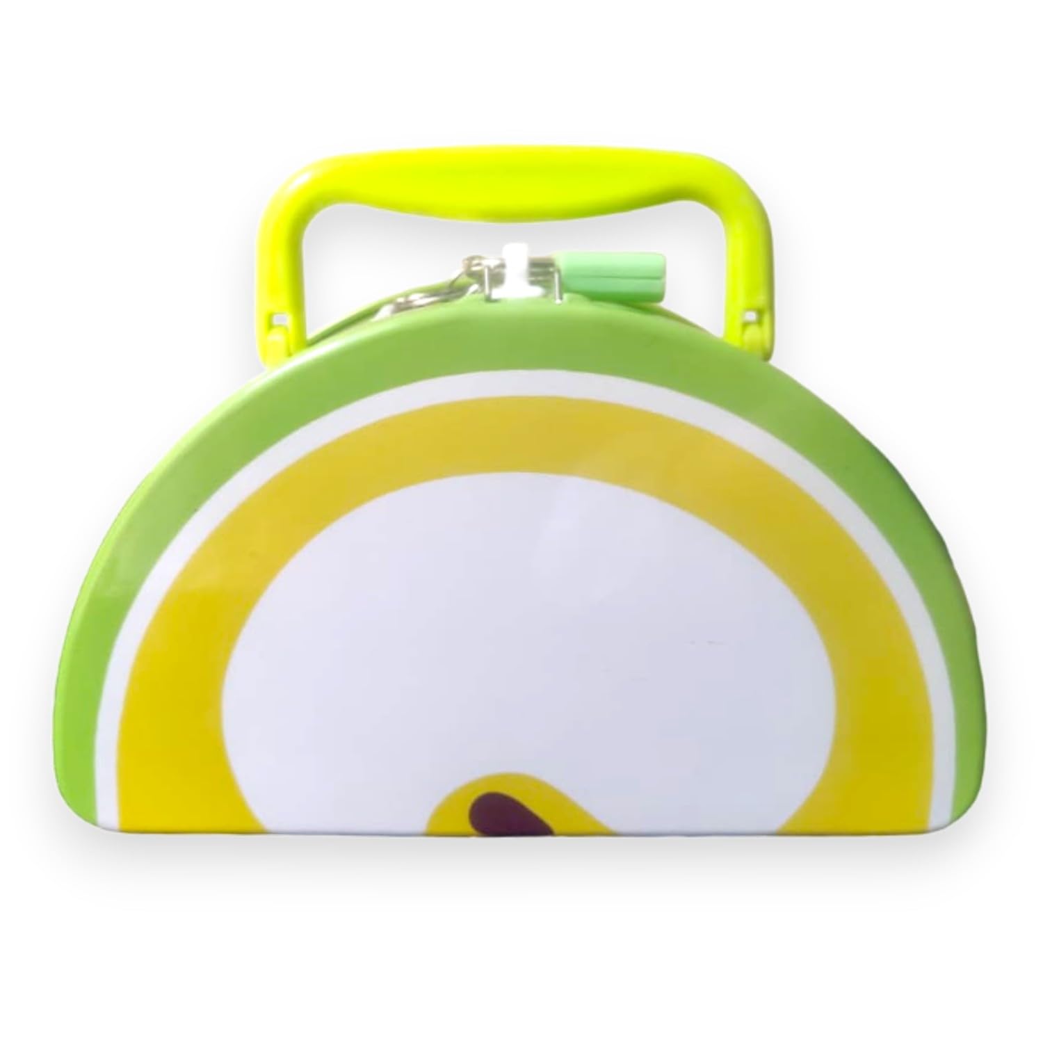 Fruits Shaped Money Bank with Lock, Keys and Portable Handle |  Metal Coin Saving Gullak for Kids