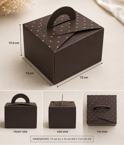 Premium Gift Hamper Box with Handle | Elegant Chocolate & Gift Packaging Box | Reusable Gift Box for All Occasions