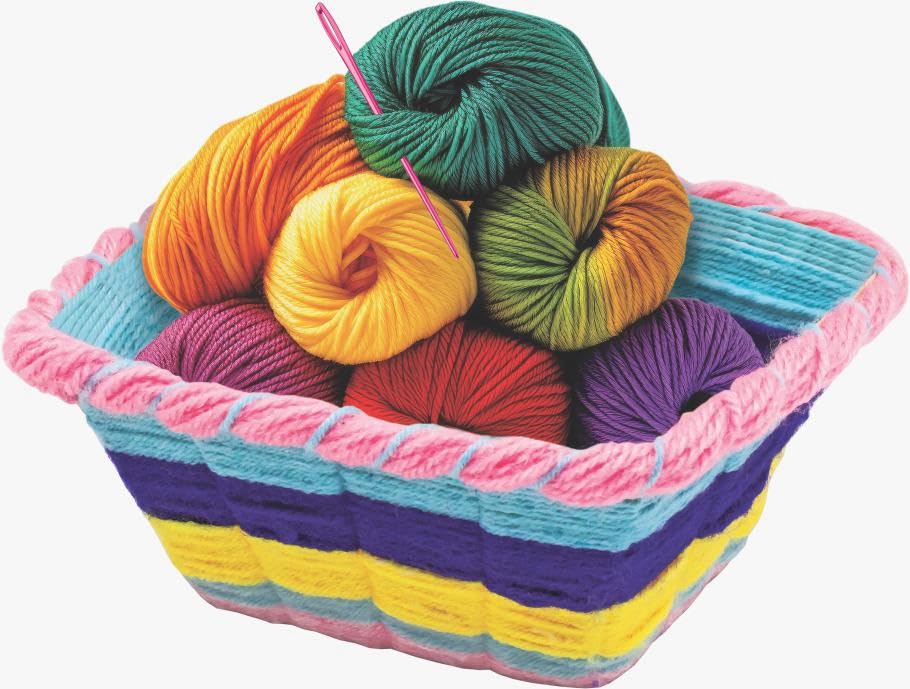 Weaving Art DIY Kit Crafting Stylish Basket Art & Craft Learning Toys for Kids Ages 6+