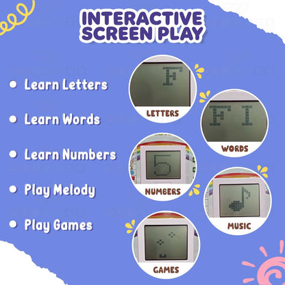 Laptop Computer | Educational Kids Toys | 2-5 Years | 20 Fun Activity Learning Toy | Learn Letter, Words, Mathematics, Games, Music, Logic, Memory Tool