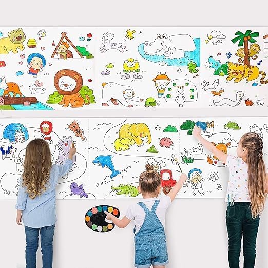 Children's Drawing Roll | Colouring Paper Roll | DIY Painting Drawing Paper Roll | Kids Art | Early Educational for Kids