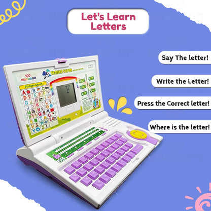 Laptop Computer | Educational Kids Toys | 2-5 Years | 20 Fun Activity Learning Toy | Learn Letter, Words, Mathematics, Games, Music, Logic, Memory Tool