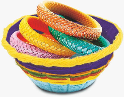 Weaving Art DIY Kit Crafting Stylish Basket Art & Craft Learning Toys for Kids Ages 6+