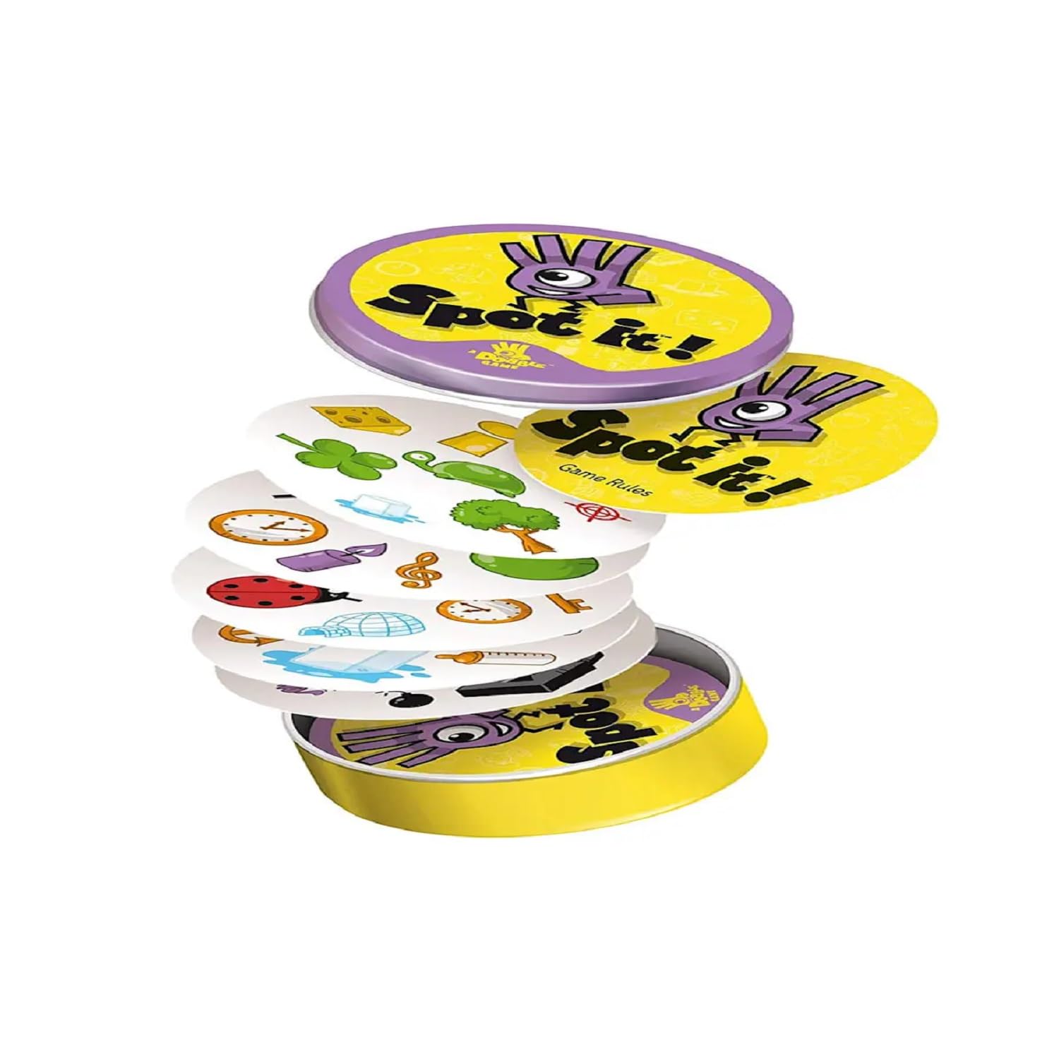 SPOT IT | Dobble | Card Kids Game | Metal Box