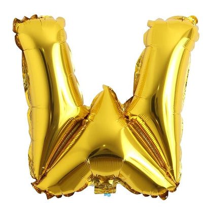 Alphabet Foil balloon | Letters A-Z and Numbers 0-9 in 16 inch | Alphabet foil balloon letters | Golden foil Balloons for Birthday, Other Kind of Parties, Celebrations and Decorations.