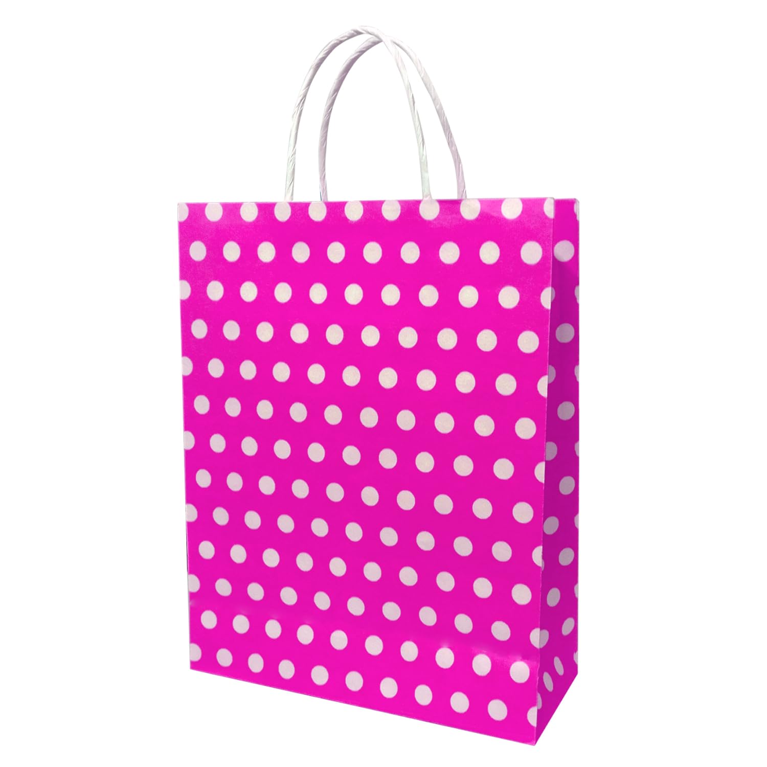 Paper Gift Bags with Handles | Polka Dot Paper Party Favour Bags | Kid’s Birthday | Baby Shower | Wedding | Festivals | Holiday Party