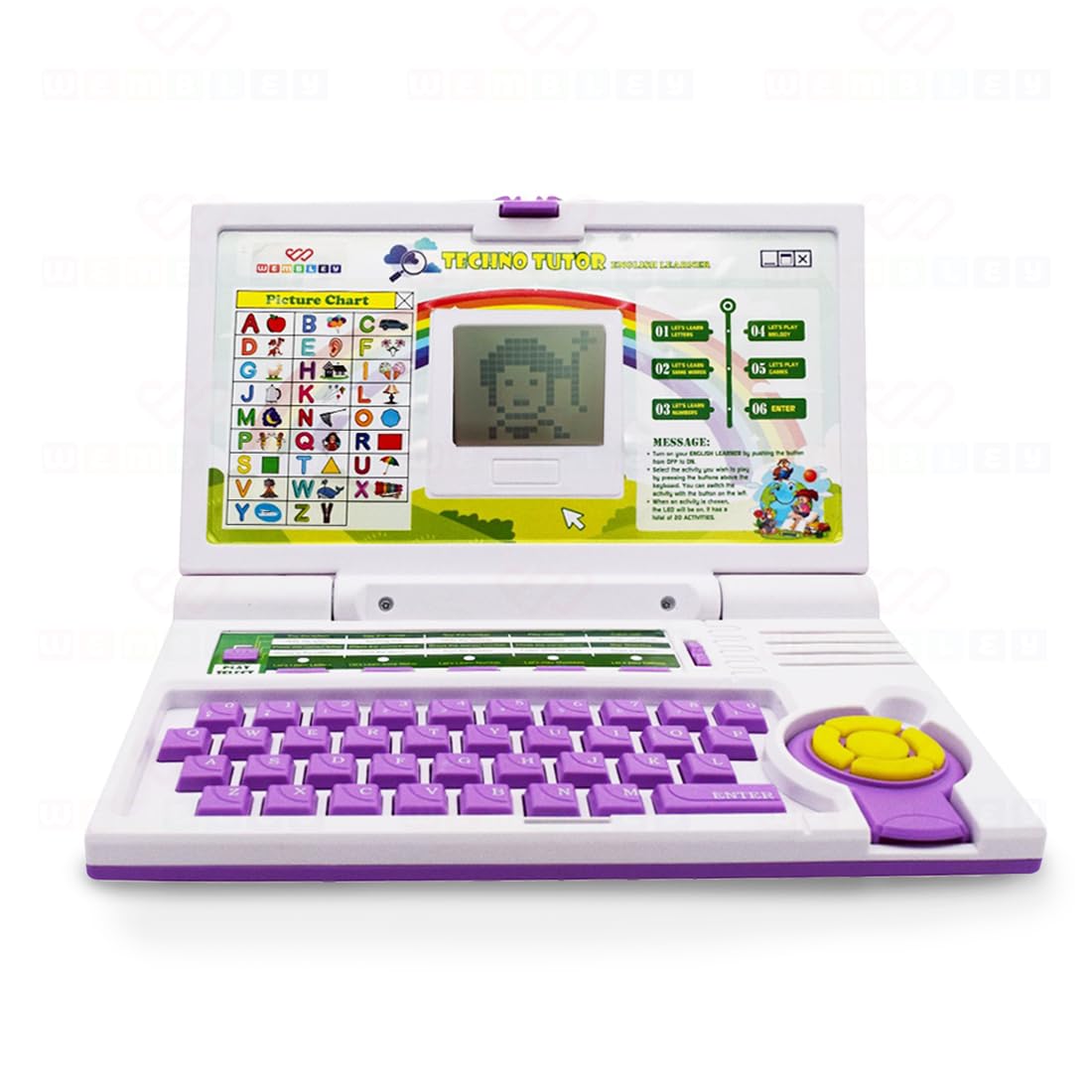Laptop Computer | Educational Kids Toys | 2-5 Years | 20 Fun Activity Learning Toy | Learn Letter, Words, Mathematics, Games, Music, Logic, Memory Tool