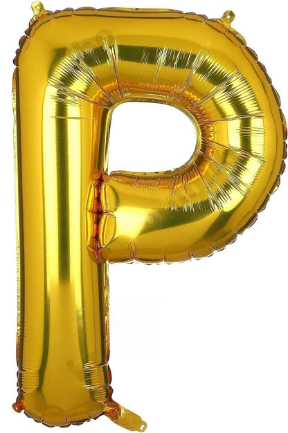 Alphabet Foil balloon | Letters A-Z and Numbers 0-9 in 16 inch | Alphabet foil balloon letters | Golden foil Balloons for Birthday, Other Kind of Parties, Celebrations and Decorations.