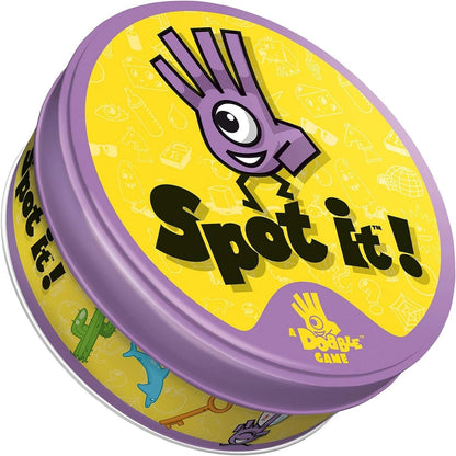 SPOT IT | Dobble | Card Kids Game | Metal Box