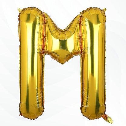 Alphabet Foil balloon | Letters A-Z and Numbers 0-9 in 16 inch | Alphabet foil balloon letters | Golden foil Balloons for Birthday, Other Kind of Parties, Celebrations and Decorations.
