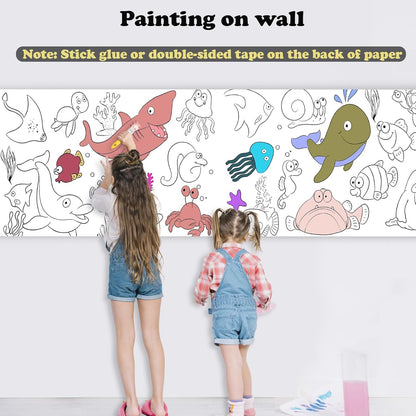 Children's Drawing Roll | Colouring Paper Roll | DIY Painting Drawing Paper Roll | Kids Art | Early Educational for Kids