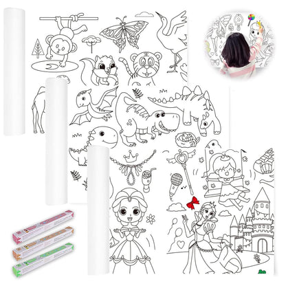 Children's Drawing Roll | Colouring Paper Roll | DIY Painting Drawing Paper Roll | Kids Art | Early Educational for Kids