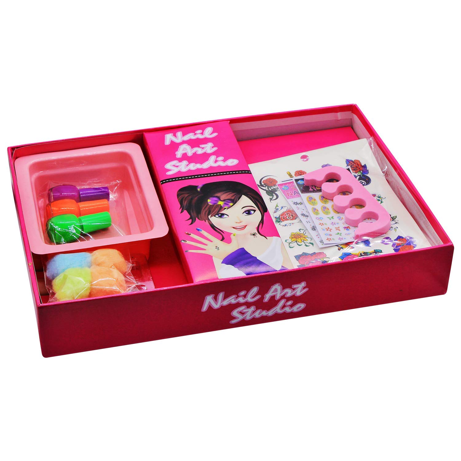 Nail Art Studio | Creative Gifts for Girls | Kids Nail Polish KIT with Accessories