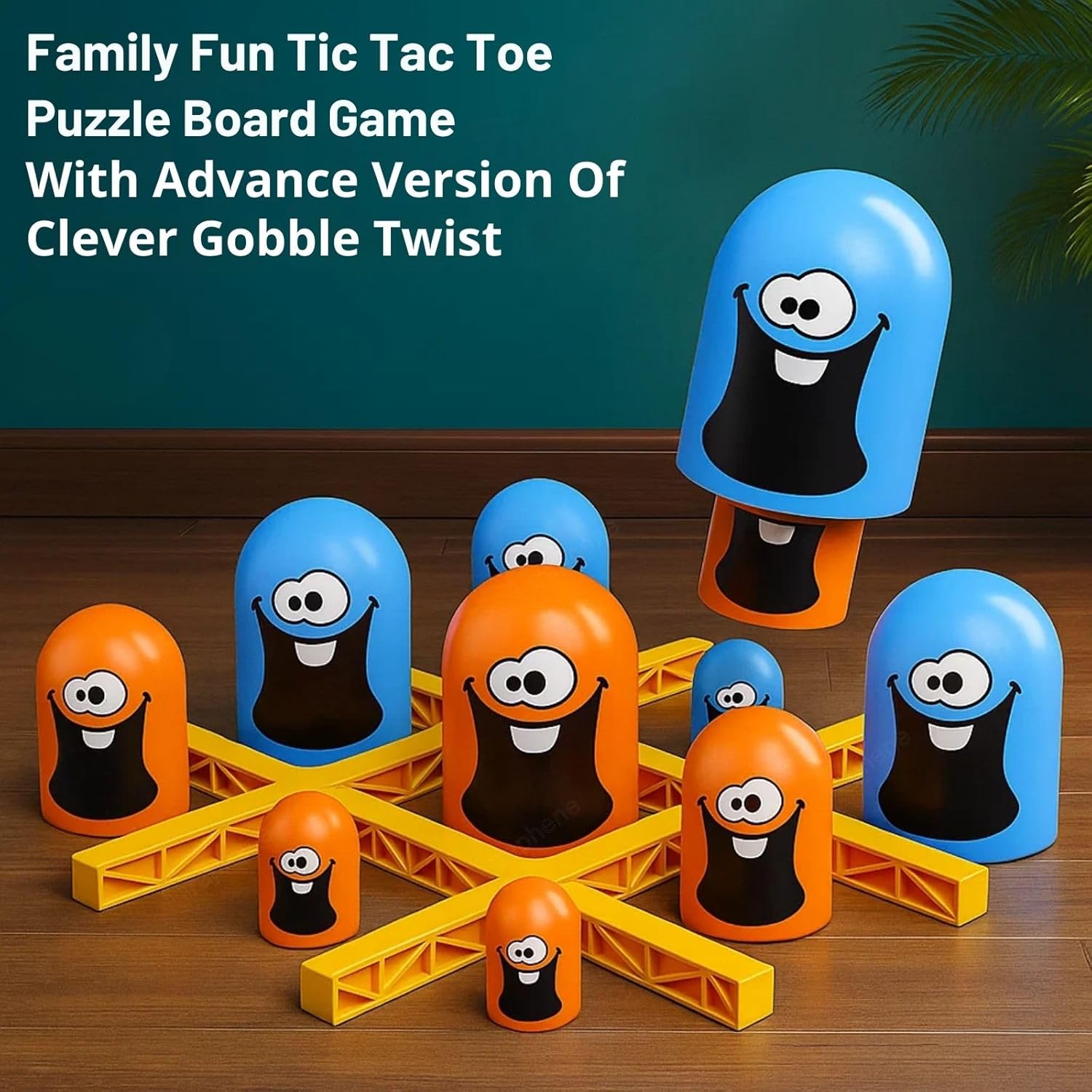 3D Tic Tac Toe Board Game | Cross & Zero | Gobble | Family Fun Strategy | Brain Development | Stack Mind Challenging Chess