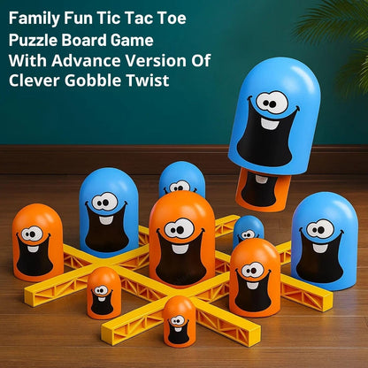 3D Tic Tac Toe Board Game | Cross & Zero | Gobble | Family Fun Strategy | Brain Development | Stack Mind Challenging Chess