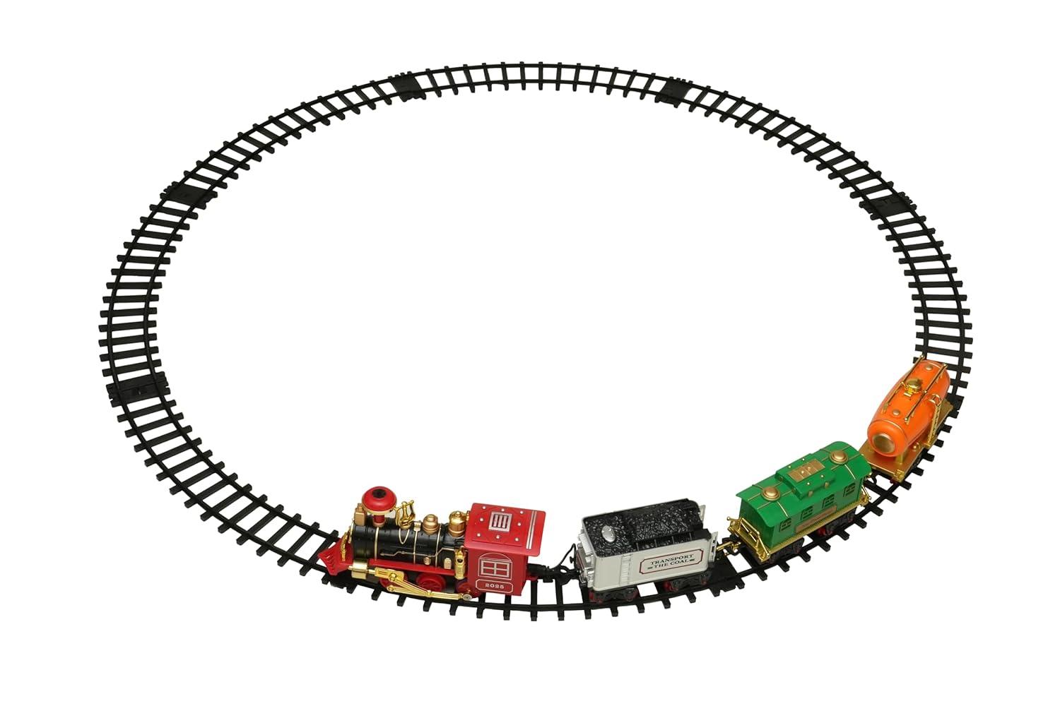 Super Classic Choo Choo Train Set with Smoke Effect and Sound