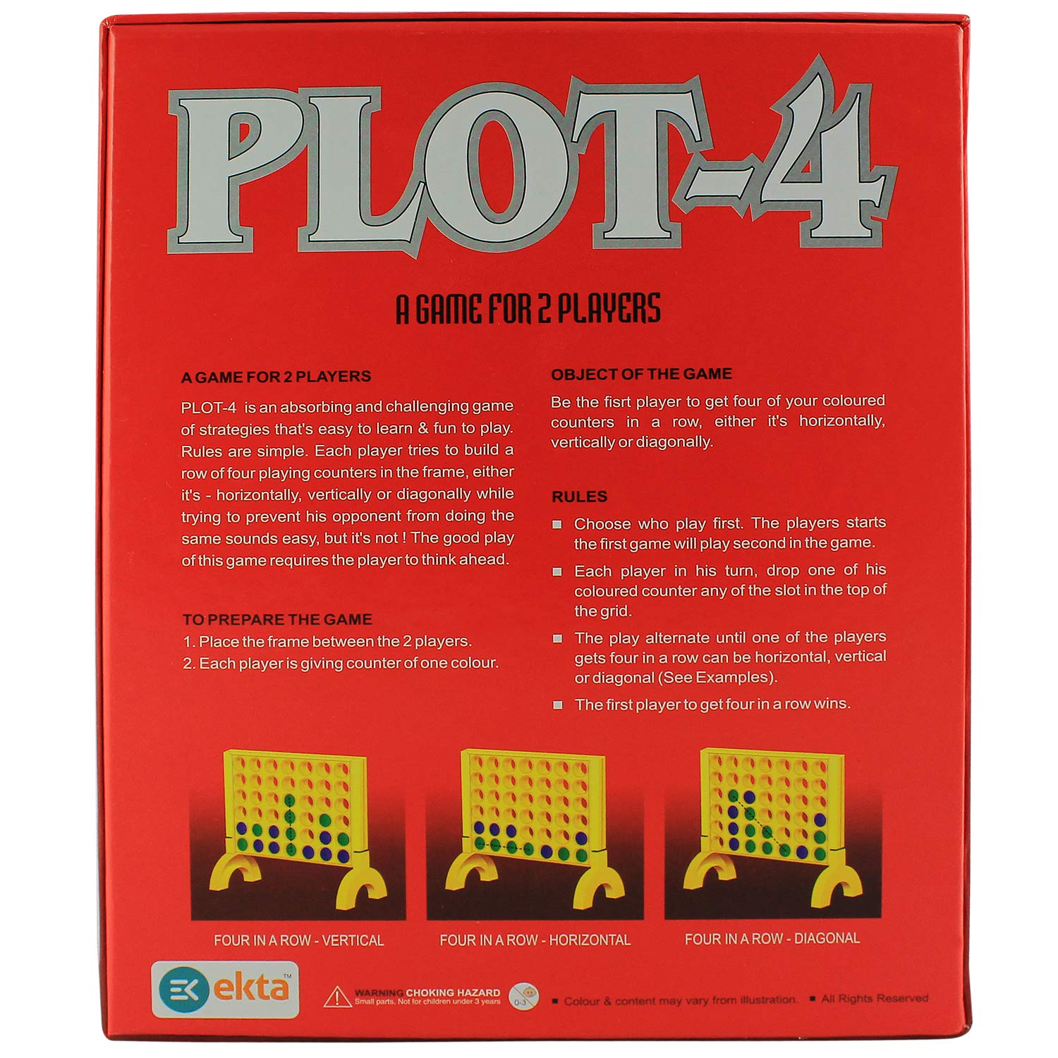 Plot-4 Board Game |Disc Dropping Game for Kids | Strategy Game