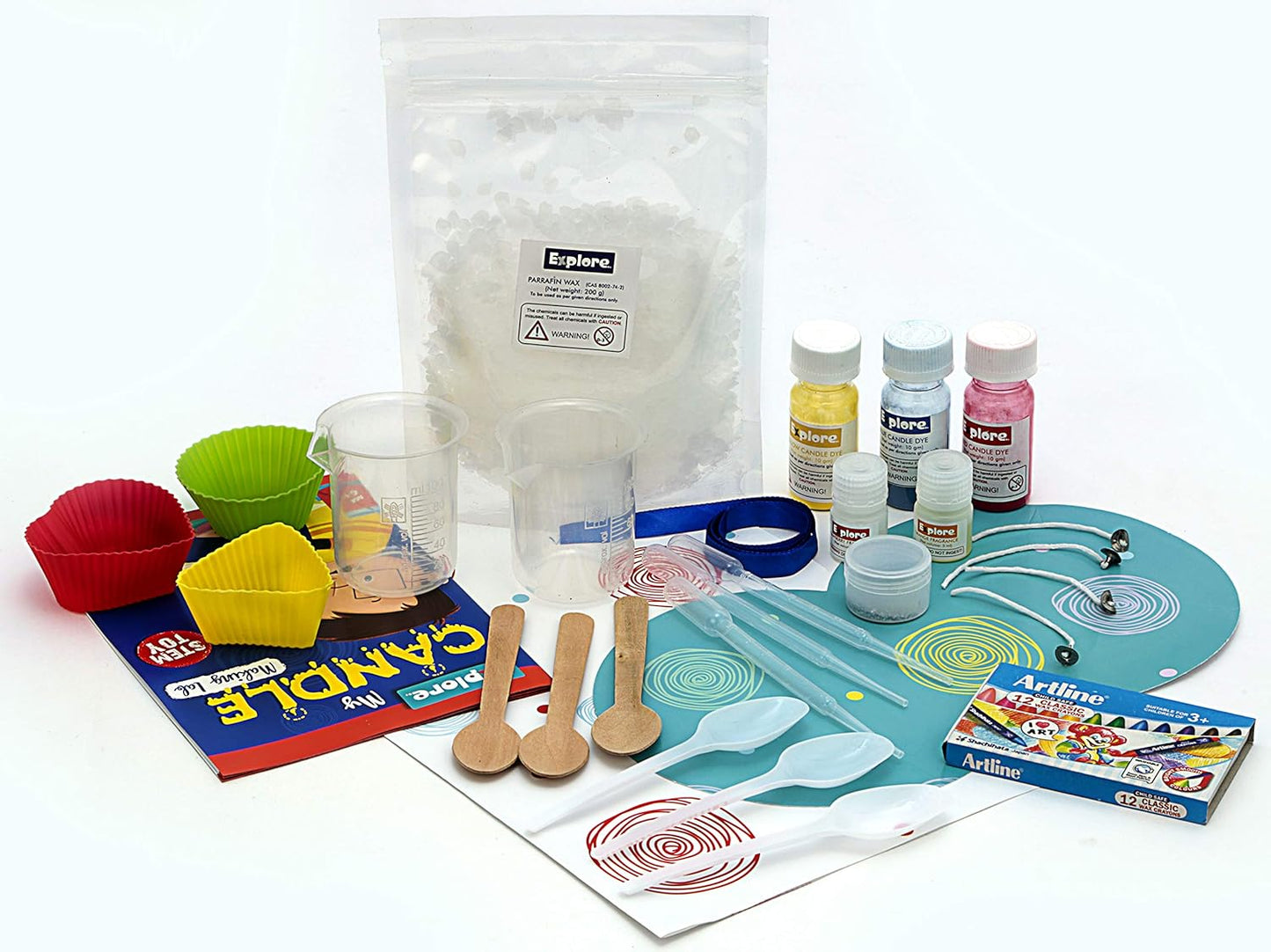My Candle Making Lab | DIY Candle Making Kit for Kids |Science Experiment Educational Learning Activity Set