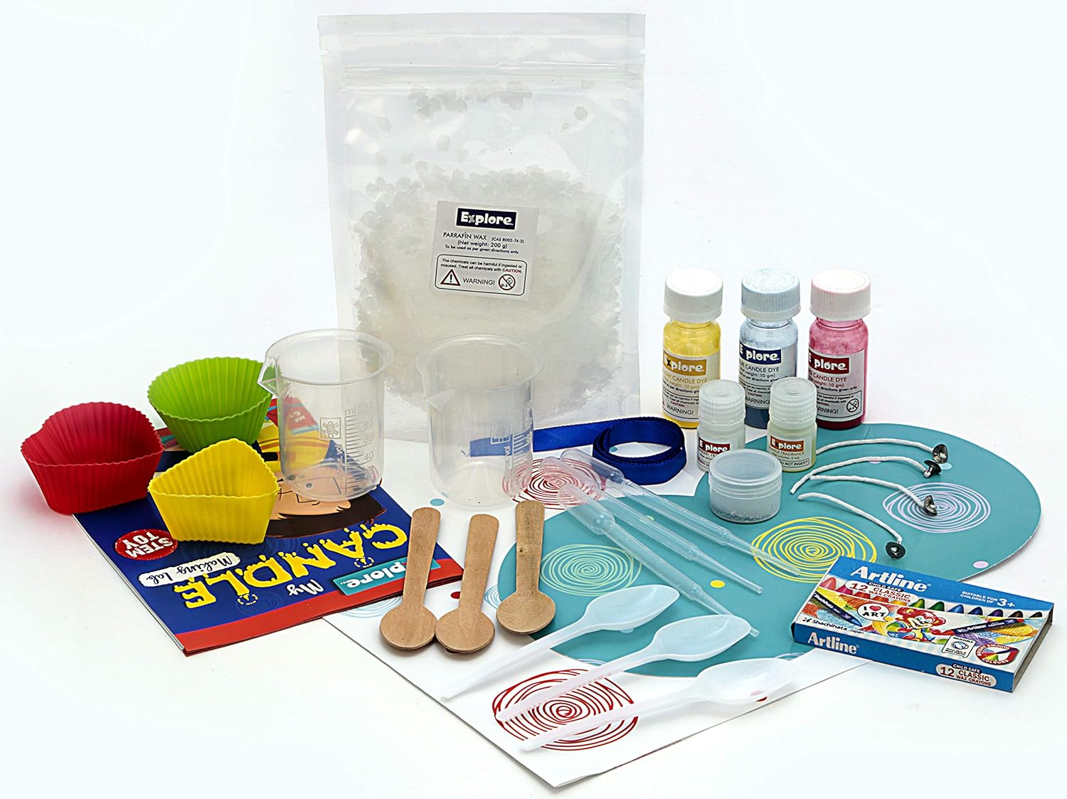 My Candle Making Lab | DIY Candle Making Kit for Kids |Science Experiment Educational Learning Activity Set