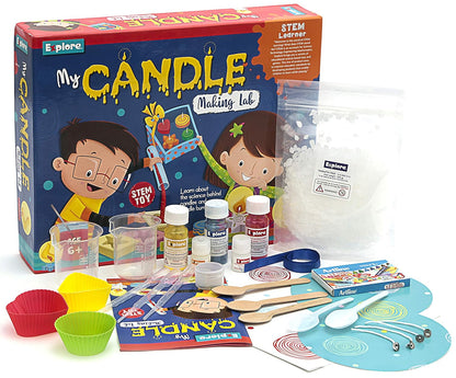 My Candle Making Lab | DIY Candle Making Kit for Kids |Science Experiment Educational Learning Activity Set