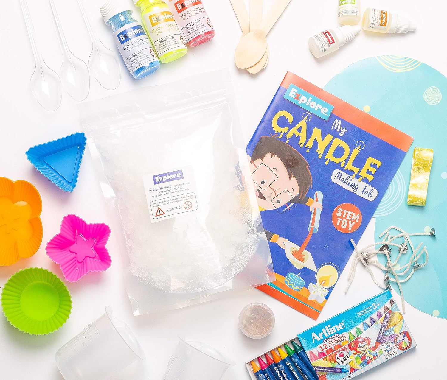 My Candle Making Lab | DIY Candle Making Kit for Kids |Science Experiment Educational Learning Activity Set