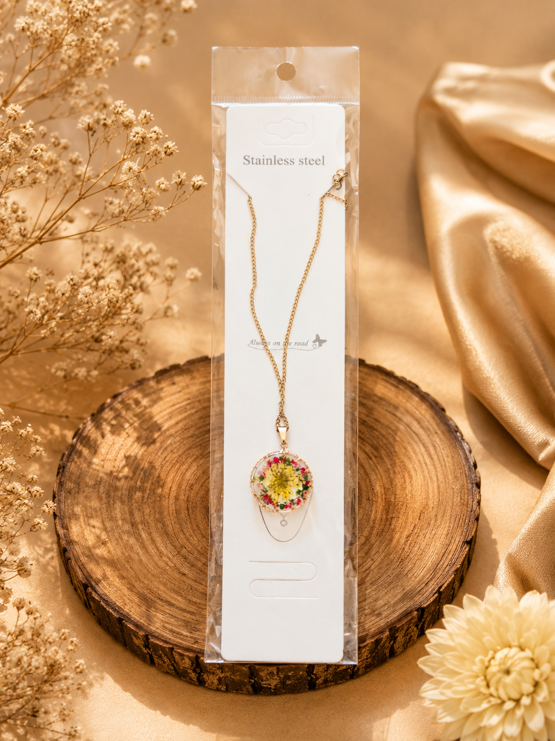 Premium Stainless Steel Pendant Necklace for Women | Gold Plated Fashion Jewellry | Elegant Stainless Steel Necklace |Everyday Wear Jewellery