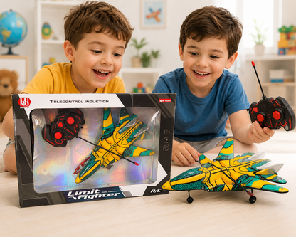 Remote Control Fighter Jet Toy | RC Airplane for Kids |  Flying Aircraft | Easy to Fly | Birthday Gift