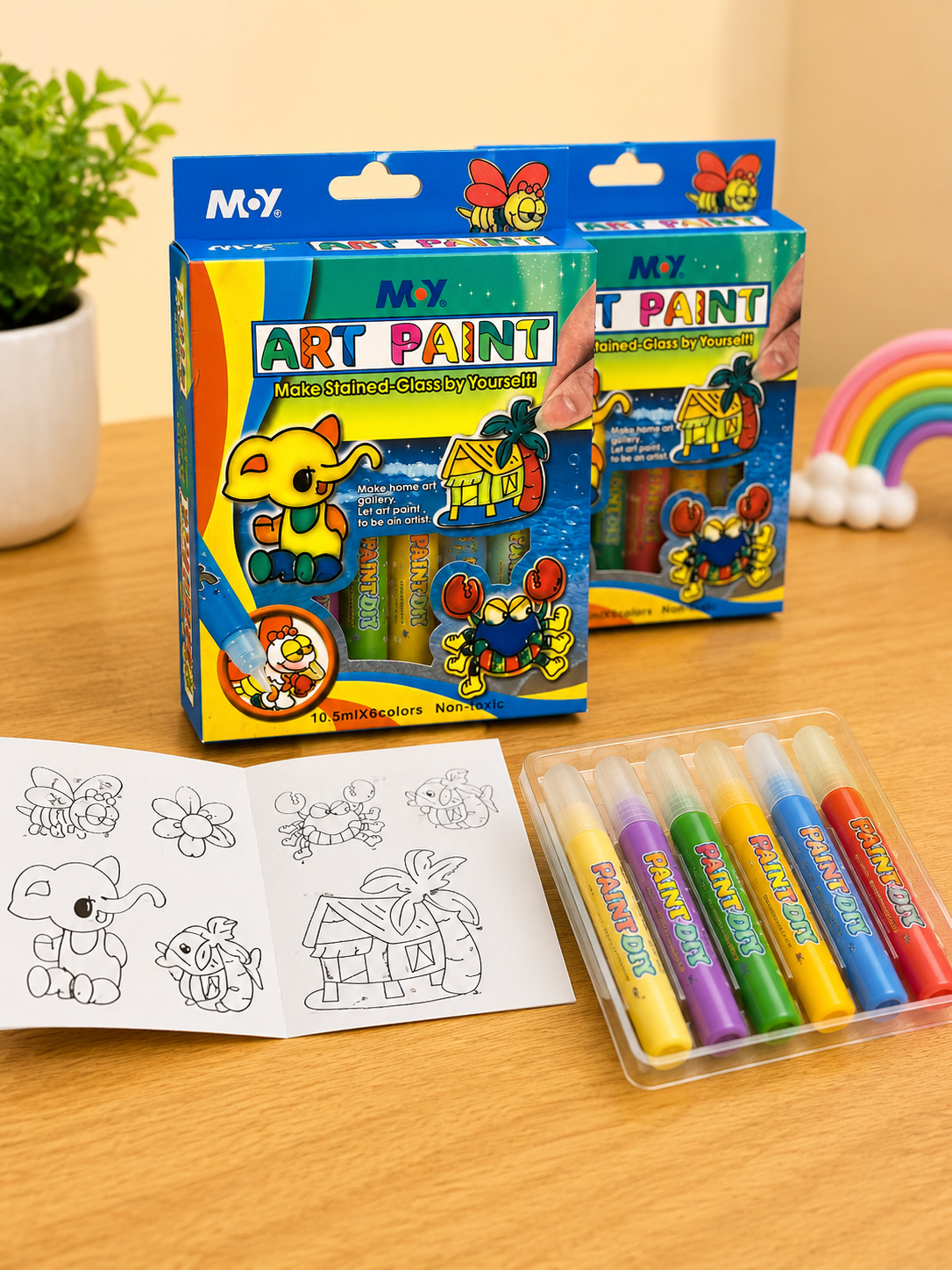 Art Paint - Stained Glass Effect Paint Set