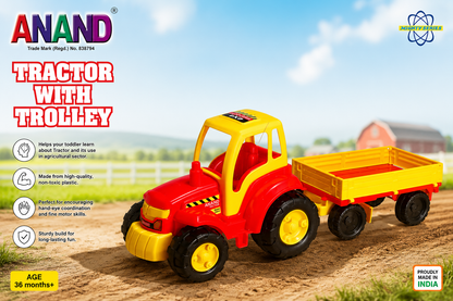 Tractor with Trolley Toy | Kids Play Toy | Perfect for toddlers and young children