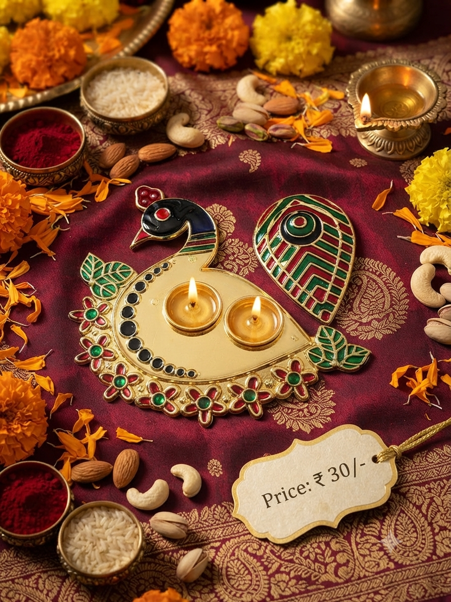 Traditional Raksha Bandhan Thali