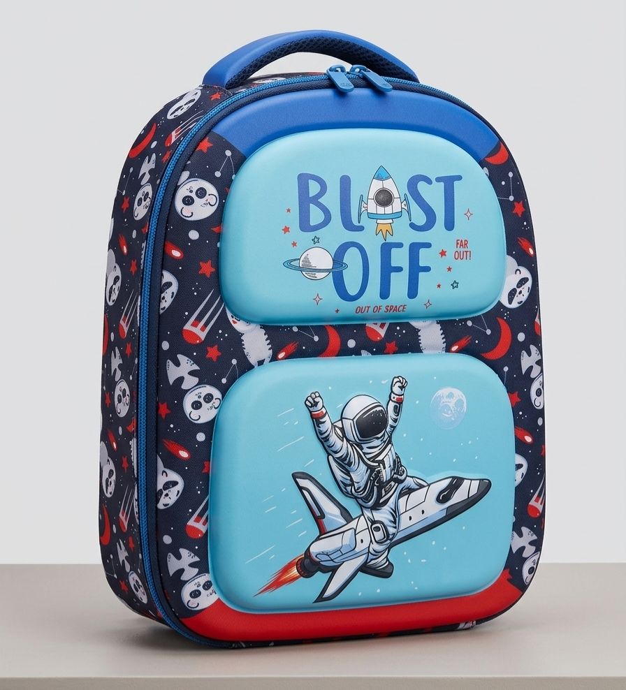 Astronaut Space Kids School Backpack | Waterproof | 3D Hard Shell