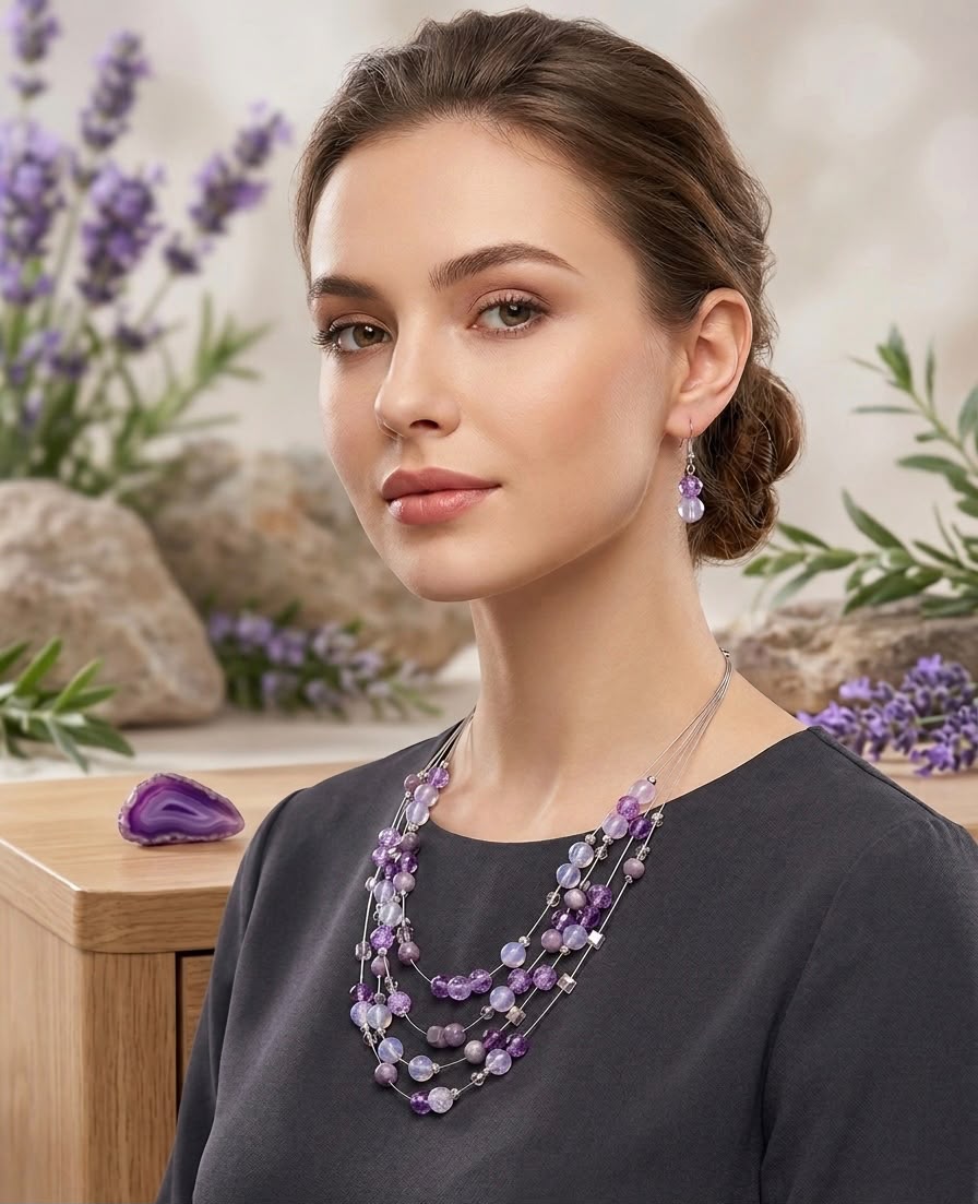 Beaded Necklace | Adjustable | Beads Jewellery for Women and Girls