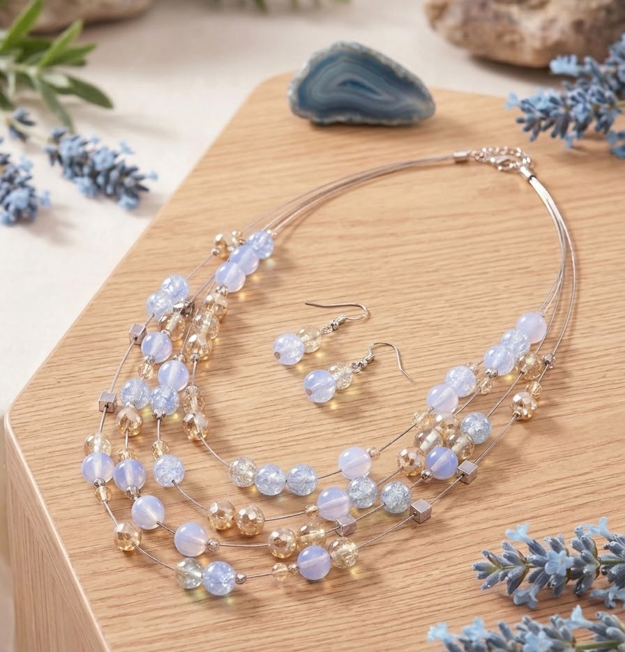 Beaded Necklace | Adjustable | Beads Jewellery for Women and Girls